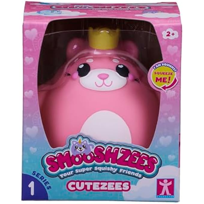 Smooshzees CUTEZEES ROSE, PINK KITTY, COLLECTABLE CHARACTERS, SUPERSOFT, CUDDLY AND SQUISHY! - Image 1